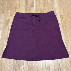 Mec Mountain Equipment Co Op Sz 16 A Line Cargo Skirt With Front Back